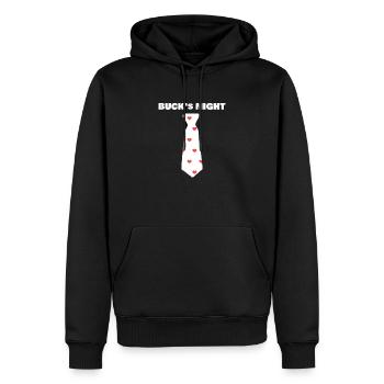 Bucks Night JGA bachelor party - Men’s Premium Organic Hoodie - black - Front - Nico (187cm)