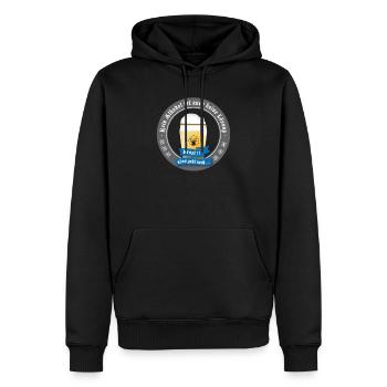 kein alkohol bier prost trinken saufen Humor Party - Männer Premium Bio Hoodie - Schwarz - Vorne - Nico (187cm)