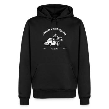 Sidecar Classic Racing - Männer Premium Bio Hoodie - Schwarz - Vorne - Nico (187cm)