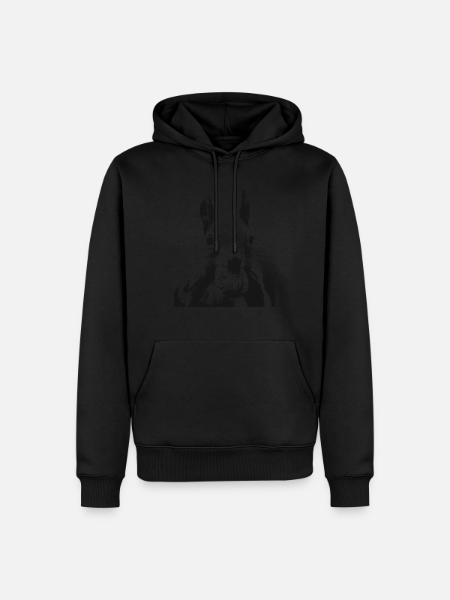 Écureuil - Sweat à capuche Premium bio Homme - noir