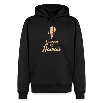 Hawaï - Sweat à capuche Premium bio Homme - noir - Devant - Nico (187cm)