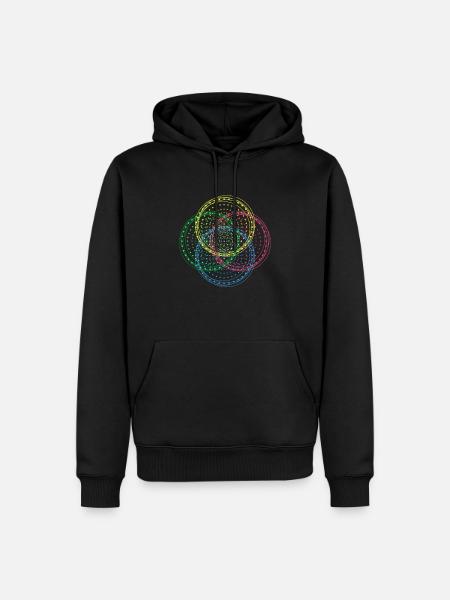 IKIGAI, Tai Chi, Lebenssinn - Männer Premium Bio Hoodie - Schwarz