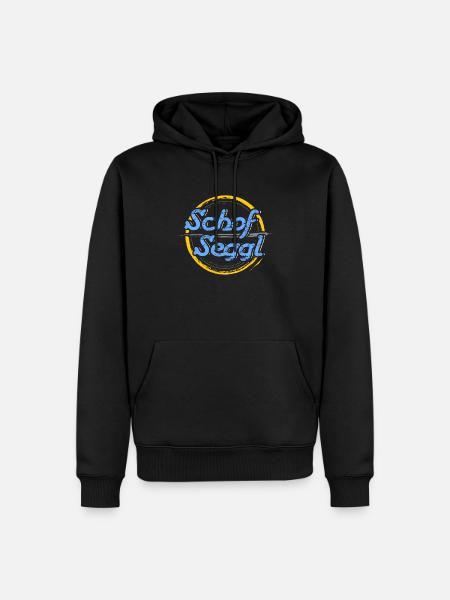 Schof Seggl - Männer Premium Bio Hoodie - Schwarz