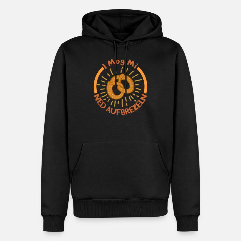 blockedTitle - Männer Premium Bio Hoodie - Schwarz