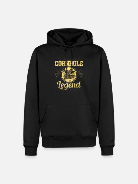 Cornhole - Männer Premium Bio Hoodie - Schwarz