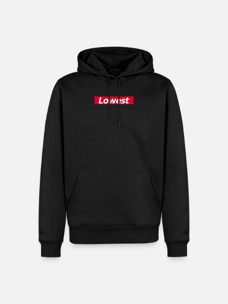 LOWEST | Tuning - Männer Premium Bio Hoodie - Schwarz