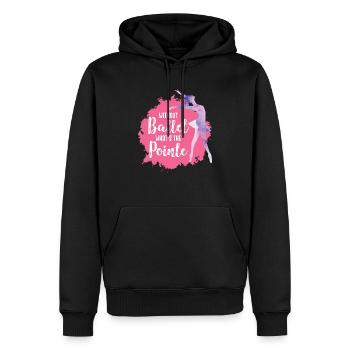 Tanzen Ballet - Männer Premium Bio Hoodie - Schwarz - Vorne - Nico (187cm)