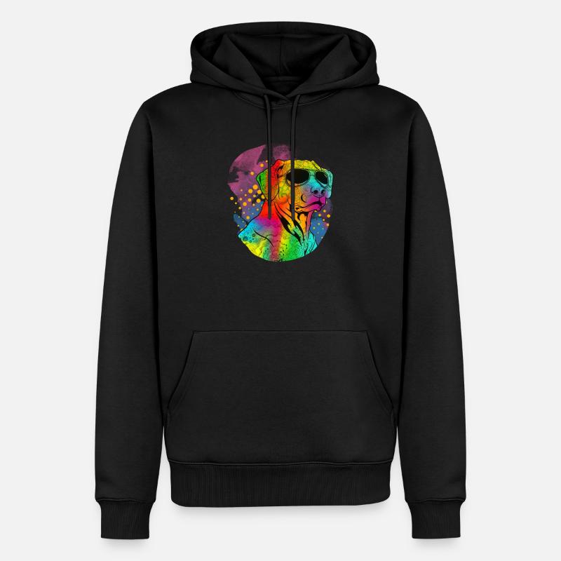 Rhodesian Ridgeback - Sweat à capuche Premium bio Homme - noir