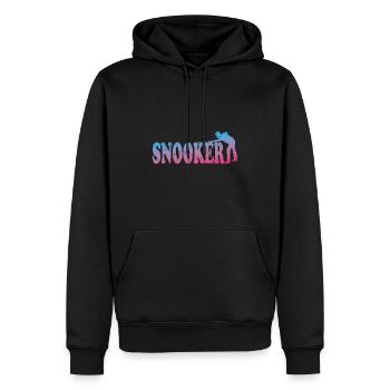 Snooker - Männer Premium Bio Hoodie - Schwarz - Vorne - Nico (187cm)