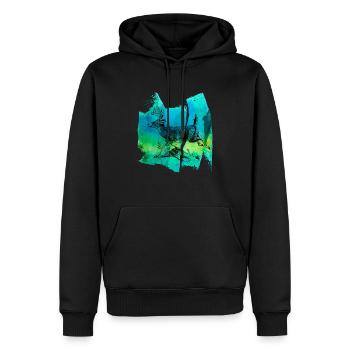 Reh Rehbock Rehkitz Rothirsch Wild T Shirt - Männer Premium Bio Hoodie - Schwarz - Vorne - Nico (187cm)
