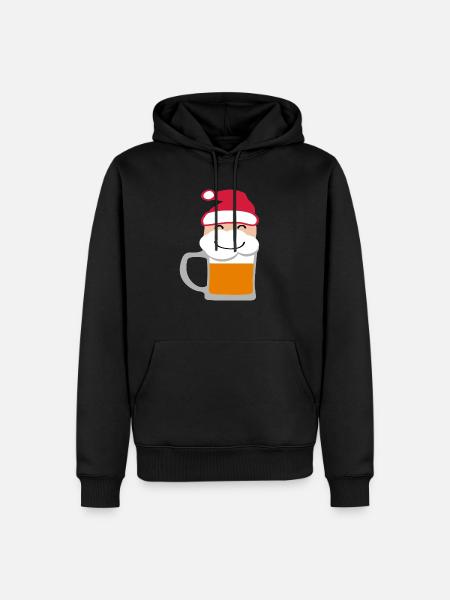 Christmas beer - Men’s Premium Organic Hoodie - black