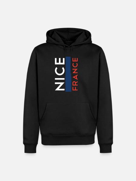 Nizza Frankreich Nice France - Men’s Premium Organic Hoodie - black