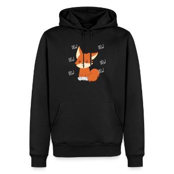 Fuchs – Fuchs T-Shirt – Gamer - Zocker - Männer Premium Bio Hoodie - Schwarz - Vorne - Nico (187cm)