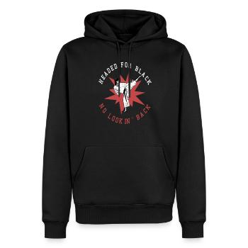 Kickboxen Kickboxing Kampsport Sport Geschenk - Männer Premium Bio Hoodie - Schwarz - Vorne - Nico (187cm)