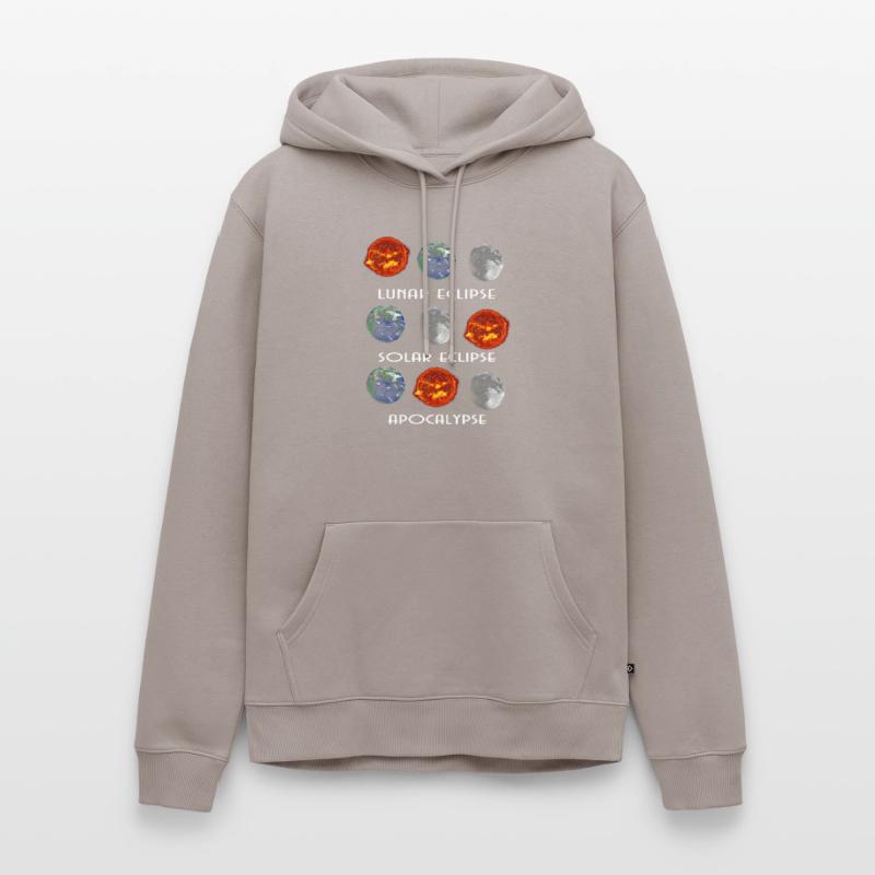 Lunar Eclipse Solar Eclipse Apocalypse Männer Premium Bio Hoodie