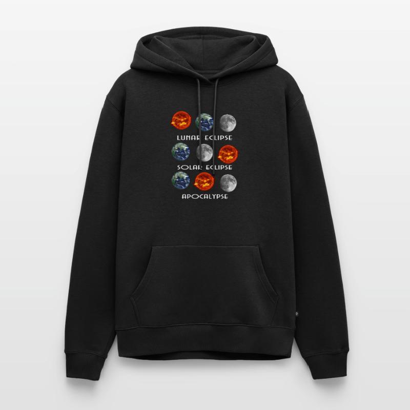 Lunar Eclipse Solar Eclipse Apocalypse Männer Premium Bio Hoodie