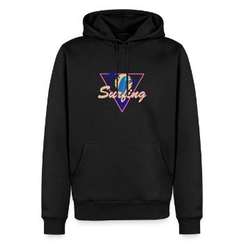 Sommer Sonne Sonnenschein - Männer Premium Bio Hoodie - Schwarz - Vorne - Nico (187cm)