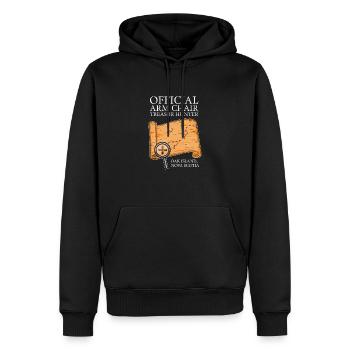 Oak Island Island Treasure Hunt Templar Knight's Curse - Men’s Premium Organic Hoodie - black - Front - Nico (187cm)