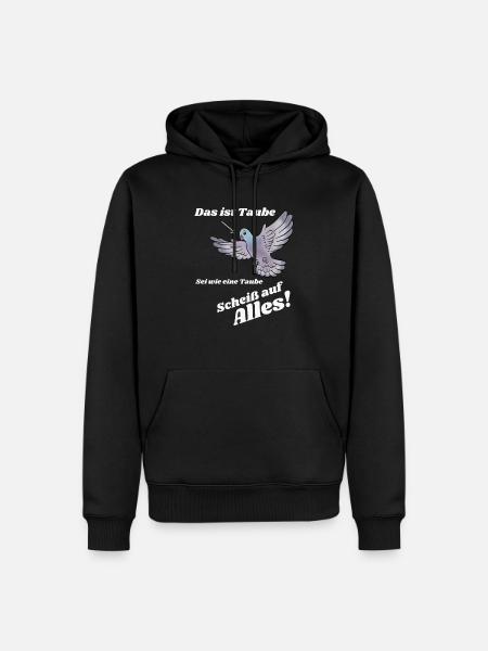 Fun Shirt - Männer Premium Bio Hoodie - Schwarz