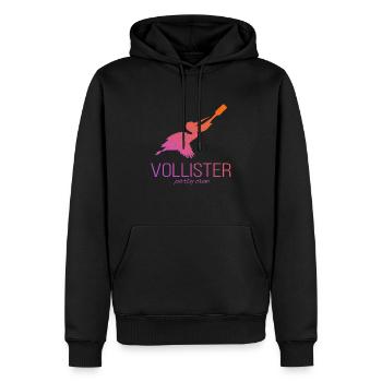Vollister Party Crew für Insel Urlaub - Männer Premium Bio Hoodie - Schwarz - Vorne - Nico (187cm)