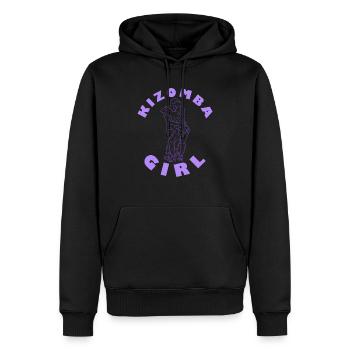 KIZOMBA GIRL - Men’s Premium Organic Hoodie - black - Front - Nico (187cm)