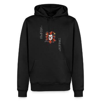 Joker Casino Spielkarte Kartenspiel Karte Spieler - Männer Premium Bio Hoodie - Schwarz - Vorne - Nico (187cm)
