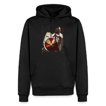 Ritter Templer Tempelritter Kreuzritter Kreuzzug - Männer Premium Bio Hoodie - Schwarz - Vorne - Nico (187cm)