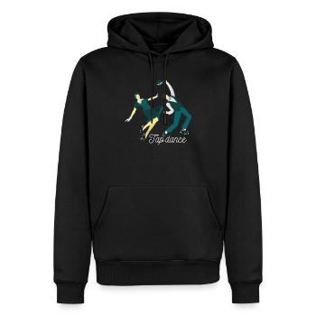 Couple tap dancing dancer tap dancing gift - Men’s Premium Organic Hoodie - black - Front - Nico (187cm)