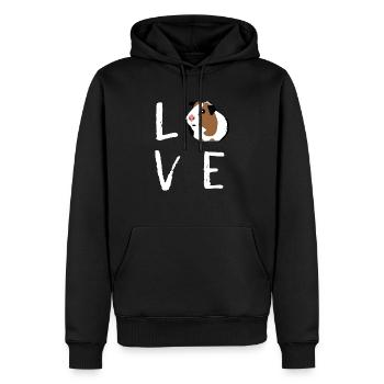 Guinea Pig Gift Love Guinea Pig Lovers Birthday - Männer Premium Bio Hoodie - Schwarz - Vorne - Nico (187cm)