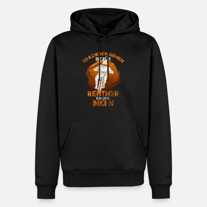 MTB - Männer Premium Bio Hoodie - Schwarz