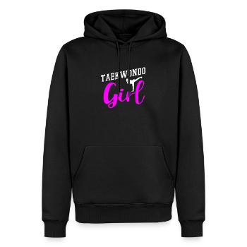 Taekwondo Girl Taekwondo Gifts Funny Taekwondo - Männer Premium Bio Hoodie - Schwarz - Vorne - Nico (187cm)