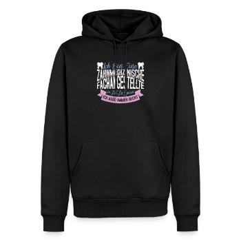 Zahnmedizinische Fachangestellte - Männer Premium Bio Hoodie - Schwarz - Vorne - Nico (187cm)