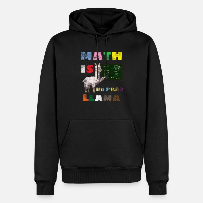Math Joke - Männer Premium Bio Hoodie - Schwarz