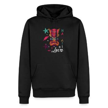 Hawaii Vacations Love - Männer Premium Bio Hoodie - Schwarz - Vorne - Nico (187cm)