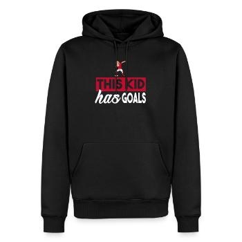 Soccer Fußball Kind Dab Dabbing Fußballer Jungen - Männer Premium Bio Hoodie - Schwarz - Vorne - Nico (187cm)