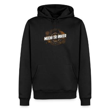 Mechatroniker - Männer Premium Bio Hoodie - Schwarz - Vorne - Nico (187cm)