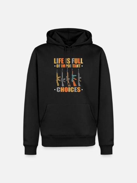 Shooting Target Shooting - Men’s Premium Organic Hoodie - black