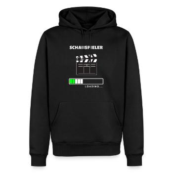 T-Shirt Theater Schauspielen Schauspieler Geschenk - Männer Premium Bio Hoodie - Schwarz - Vorne - Nico (187cm)