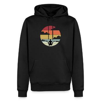 Yoga T-Shirt Geschenkidee Meditieren Yogalehrer - Männer Premium Bio Hoodie - Schwarz - Vorne - Nico (187cm)