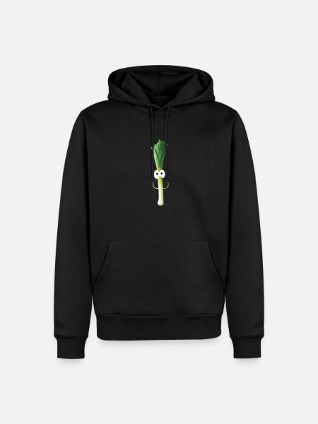 Leek pride - Men’s Premium Organic Hoodie - black