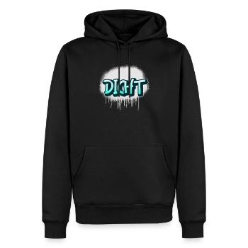 Dicht hacke dicht Alkohol saufen Säufer Partner - Männer Premium Bio Hoodie - Schwarz - Vorne - Nico (187cm)