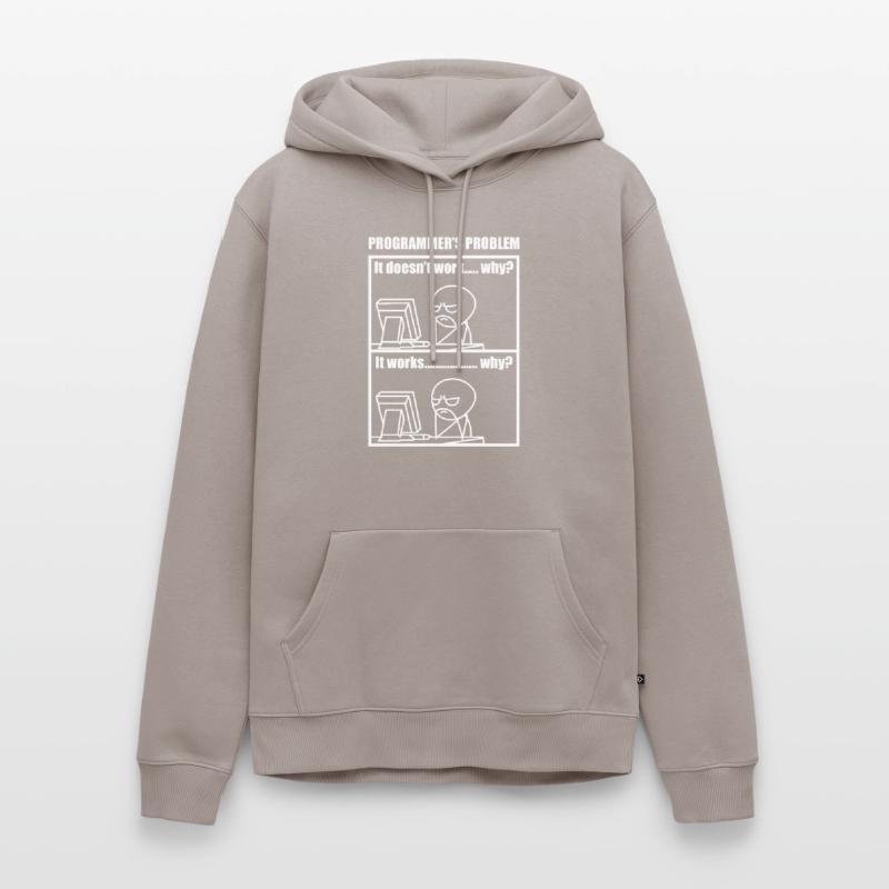 Programmers Problem Meme Programming Sysop Nut Gee Men’s Premium Organic Hoodie