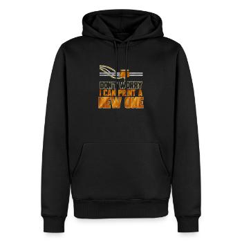 Imprimante 3D Nerd 3D Ne vous inquiétez pas de l'imprimante technologique - Sweat à capuche Premium bio Homme - noir - Devant - Nico (187cm)
