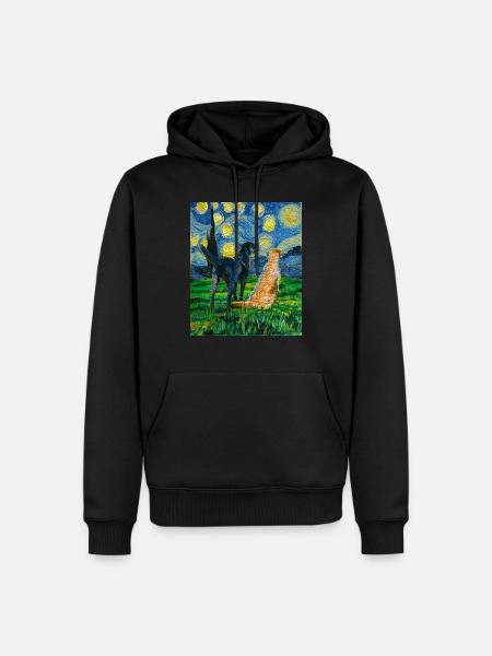 Gift for Labrador Retriever owners - Men’s Premium Organic Hoodie - black