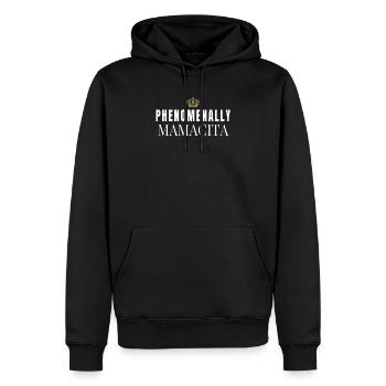 PHENOMENALLY MAMACITA pour Hispanic Latinasbirthday - Sweat à capuche Premium bio Homme - noir - Devant - Nico (187cm)