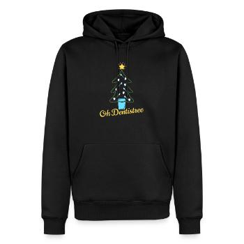 Zahnarzt Zahn Zähne Zahnärztin Arzt Zahnarzthelfer - Männer Premium Bio Hoodie - Schwarz - Vorne - Nico (187cm)