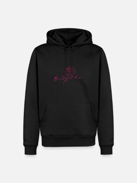 Tattoo rose - Men’s Premium Organic Hoodie - black