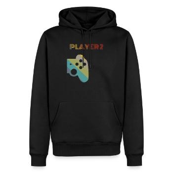 Nerd gamer ne pas niveler le jeu geek gamen femme homme - Sweat à capuche Premium bio Homme - noir - Devant - Nico (187cm)