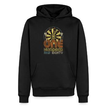 Darts dart darts - Men’s Premium Organic Hoodie - black - Front - Nico (187cm)