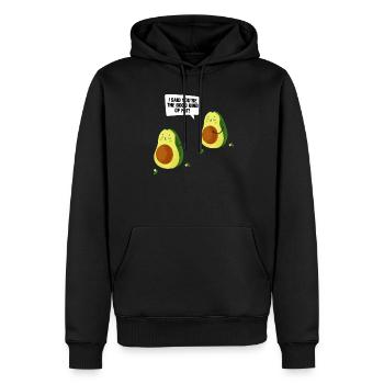 J'ai dit que tu étais le bon genre de Fat Guacamole Fun G - Sweat à capuche Premium bio Homme - noir - Devant - Nico (187cm)